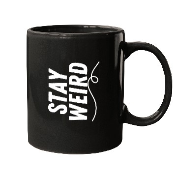 Discover Stay Weird Mugs