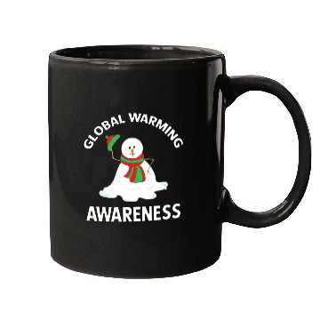 Discover Snowman Global Warming Awareness Collection Mugs