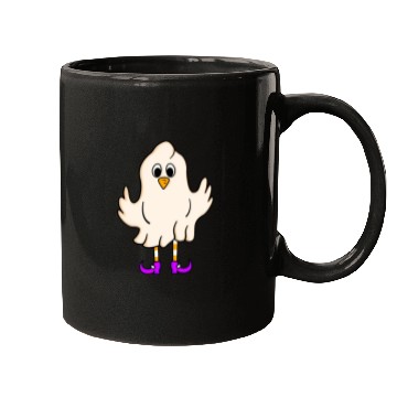 Discover Spooky Chicken Witch Ghost Funny Farmer Halloween Mugs