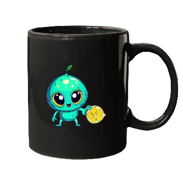 Discover Alien Fruit Magic: Sweet Lemon from Outer Space Mugs