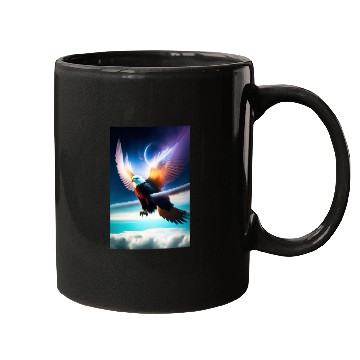 Discover "Embrace Transformation: Crystal Eagle Design" Mugs