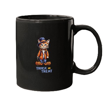 Discover TRICK OR TREAT -Happy Halloween . Mugs
