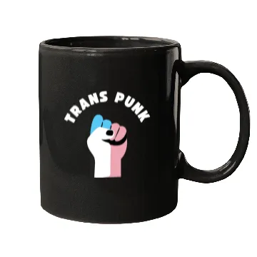 Discover Trans Punk Transgender Pride Mugs