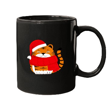 Discover Cute Winter Tiger Cub Mugs