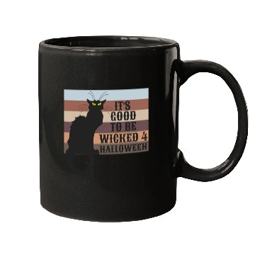 Discover ITS GOOD TO BE WICKED 4 HALLOWEEN Mugs