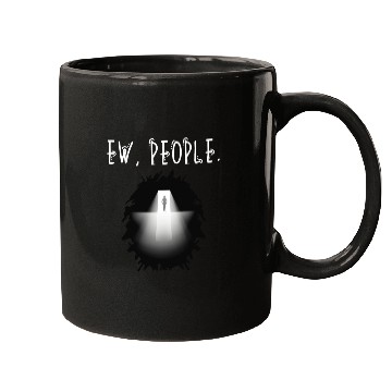Discover Ew People Scary Backlit Silhoutte Mugs