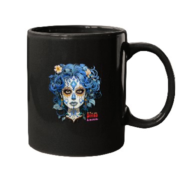 Discover Day of the Dead Divas - Esmeralda Mugs
