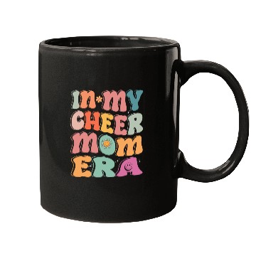 Discover In My Cheer Mom Era Tie Dye Cheerleading Sport Mom Mugs