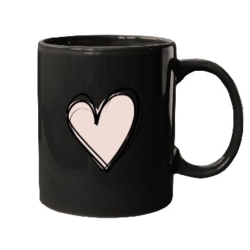 Discover Pink heart Mugs