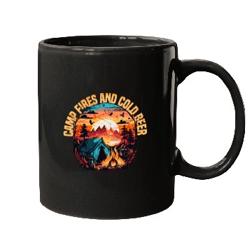 Discover Camping Mugs, Solo Camping, Night Camping