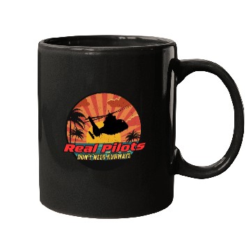 Discover Real Pilots don't need runways Mugs