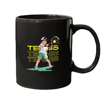 Discover Tennis boy - Tennis player Mugs
