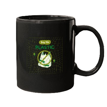 Discover EARTH DAY SAY NO PLASTIC Mugs