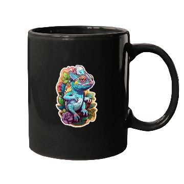 Discover Chameleon kawaii Mugs