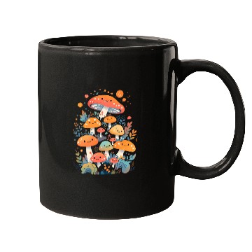 Discover Cute Mushroom Creatures Mugs
