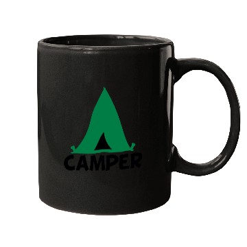 Discover Camper tent green Mugs