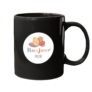 Discover BONJOUR AMOUR Mugs