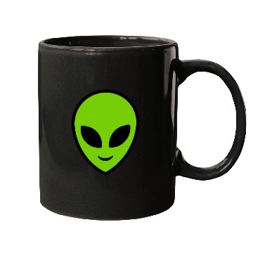 Discover Alien. Green Alien head Mugs