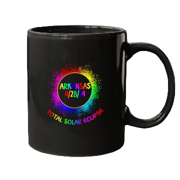 Discover Total Solar Eclipse Arkansas 4/28/24 Kids Eclipsef Mugs