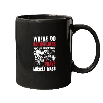Discover Bodybuilder Pray Muscle Mass Mugs