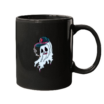 Discover Ghost with cap Mugs