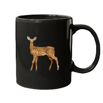 Discover Deer watercolor illustration Mugs