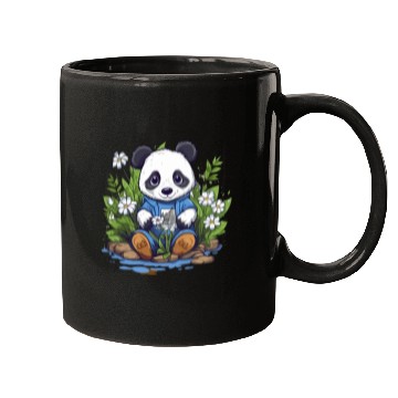 Discover Playful Panda Garden Mugs