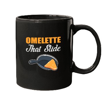 Discover Omelette that Slide Chef or Cook Gift Mugs