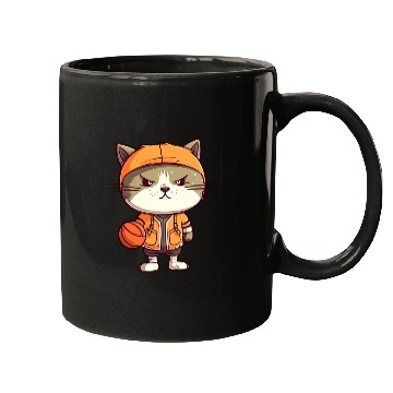 Discover Basketball cat Mugs