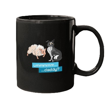 Discover Sheep Herding Daddy Border Collie, Aussie Mugs
