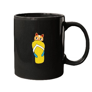 Discover Flip Flops Cat Lover Mugs