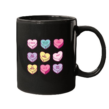 Discover Sassy Anti Valentines Day Conversation Candy Mugs