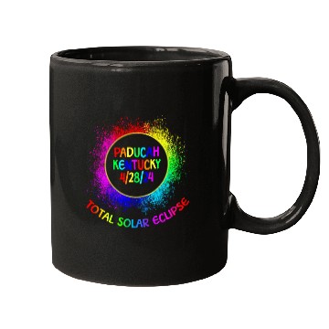Discover Total Solar Eclipse Paducah Kentucky 4/28/24 Kids Mugs