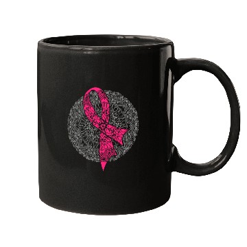 Discover Breast Cancer Mandala Mugs