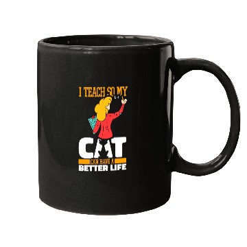 Discover Daycare Teacher Cat Mugs