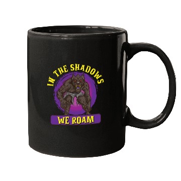 Discover Funny Horror Werewolf Lycanthropy Full Moon Shapes Mugs