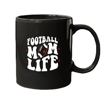 Discover Livin That Football Mom Life Game Day Cheer Mom Mugs