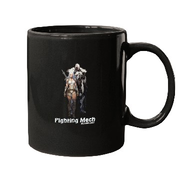 Discover Fighting Mech (Silver Unit) Mugs
