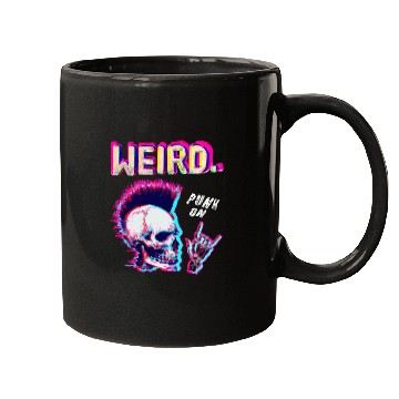 Discover Weird - For Halloween Lovers Punk Rock Mugs