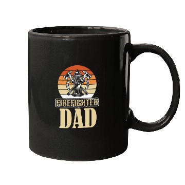 Discover FIREFIGHTER DAD Mugs