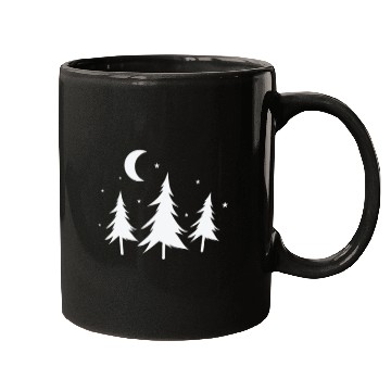 Discover Forest at Night Nature Forest Environment Mugs