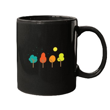 Discover Comic Trees Nature Forests Leaves Environment Mugs