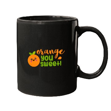 Discover Orange You Sweet Fruit Humour Mugs
