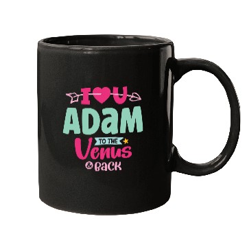 Discover I Love You Adam Valentines Mugs