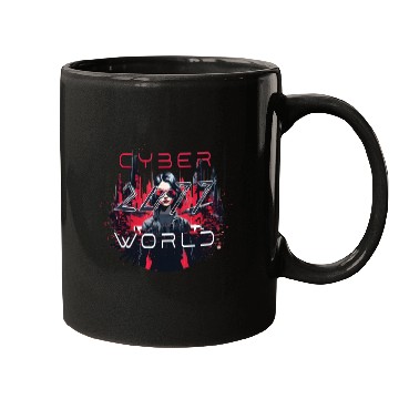 Discover cyberpunk world Mugs