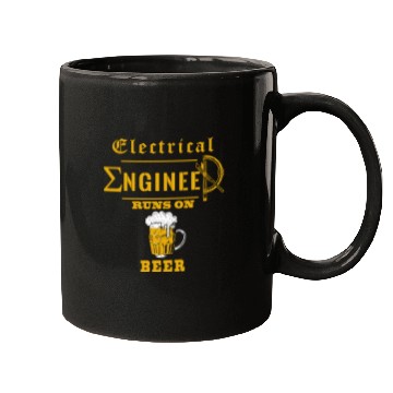 Discover ELECTRICAL ENGINEER RUNS ON BEE Mugs