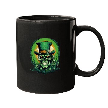 Discover St Patrick's Day skull Mugs