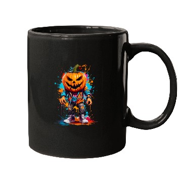 Discover Scary Pumpkin Punk Mugs