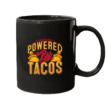 Discover Powered By Tacos Mugs