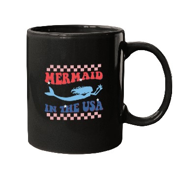 Discover Mermaid in the USA Mugs